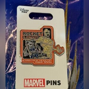 2025 Disney Parks Guardians Of The Galaxy Cosmic Rewind Rocket & Groot OE Pin